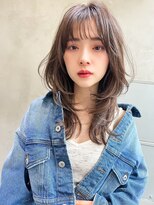メーヴェ(Mowen) mowen×ミディアム×髪質改善トリートメント×モカベージュ