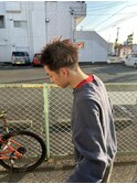 スパイキーショートソフト刈り上げメンズショートパンク