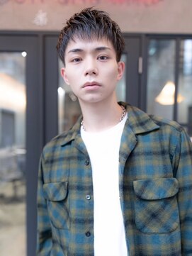 ハバナ 渋谷(HAVANA) 束感モテる/ツーブロック/黒髪ピンパーマ/ショートマッシュ