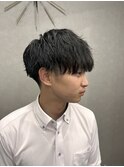 波巻きパーマ