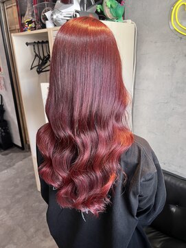 スパークスヘア(Sparks hair) 赤髪が似合う女性は美しいのでは！？