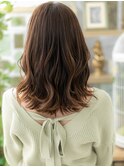 ■バレイヤージュウェットヘアロングウルフ401戸頭20代30代40代