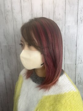 ビューティドレッセヤマノ 池袋パルコ(Beauty Dresse YAMANO) 【ダブルカラー】【アンブレラカラー】【ミディアムレイヤー】