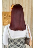 ブリーチなしダブルカラー　チェリーレッド