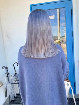 ヘアーメイク コラソン(hair make corazon) 1黒髪ボブルフネビージュ小顔ワンレンダークアッシュ