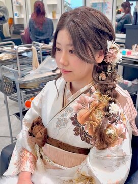 アパカバール 鳳店(Apa kabar) 編み下ろし＊成人の日スタイル