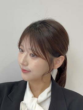 アマトウキョウ アユンチェ(AMA TOKYO×AYUNCHE) 韓国スタイル/ナチュラルくびれヘア_くびれ巻き_レイヤーカット