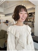 カジュアルウェーブボブ