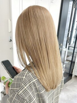 ムク 横浜店(muku) ダブルカラーベージュカラーケアブリーチハイトーンカラー韓国