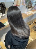 髪質改善ストレート×ロングスタイル
