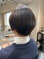 ヲカシ(wocashi)&nbsp;縮毛矯正して、乾かしただけです。ショートヘアでも矯正馴染む