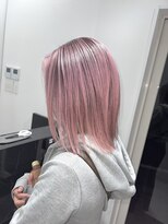 エゴ 池袋(EGO)&nbsp;10代20代30代外国人風バレイヤージュ　ハイライトカラー　ピンク