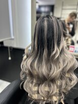 ヘアーデザイン ジェルム(Hair Design germe)&nbsp;コントラストハイライト×