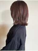 自然な外ハネが可愛いミディア