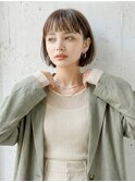 #内巻きボブ