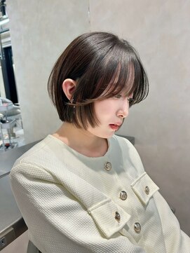アスター 天神大名店(Aster) 似合わせカット/ダークアッシュ/ミディアムレイヤーカット