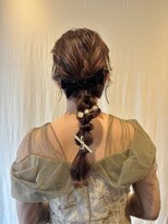 ココカラヘアー ニコ(cococara hair nico) お呼ばれヘア/編みおろしアレンジ/ヘアセット