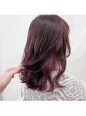 インナーカラー &nbsp;&nbsp;ピンク