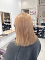 hair design G-Reiz【ジーライツ】【3月1日OPEN(予定)】 ブリーチしてハイトーンミルクティカラー可愛いです