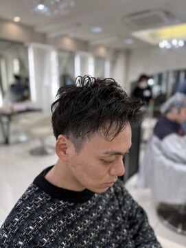 クオリス 赤塚店(QUALIS) 春◎メンズ短髪パーマなし清潔感カジュアルスタイリング