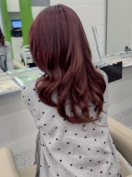エニフォーイーストハム(Eni for eastham) 透明感ローズブラウン/レイヤーカット/艶髪/ウェーブ