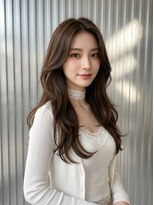 ヘアーサロン 6(hair salon) 小顔レイヤー×ツヤブラウンロング