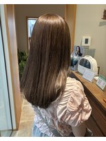 プールト ジュール モナミ(pourtoujours monami)&nbsp;ダブルカラー ミルクティーベージュ