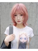 レイヤーボブ/ベイビーピンク