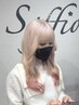 【キラキラハイトーン☆】2ケアブリーチ＋カラー＋FLOWDIAトリートメント