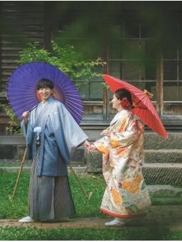 FAPPY 塩竈神社/着付け/ブライダル/成人式振袖/卒業式袴/七五三/レンタルの写真/【塩竈神社5分/宮城塩竈】手ぶらでOK♪プロの技術で一日中崩れず苦しくない、美しい着物姿を叶えます◎