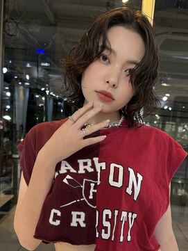 アクアオモテサンドウ(ACQUA omotesando) △ウルフパーマボブパーマボブレイヤーパーマミディアムパーマ