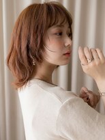 カバーヘア ブリス 志木南口駅前店(COVER HAIR bliss)&nbsp;ミルクティーブロンドハッシュウルフボブパーマ20代30代V志木