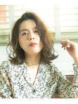 ロンド ルージュ 銀座店(Lond rouge)&nbsp;かきあげ大人カジュアル　外ハネボブ