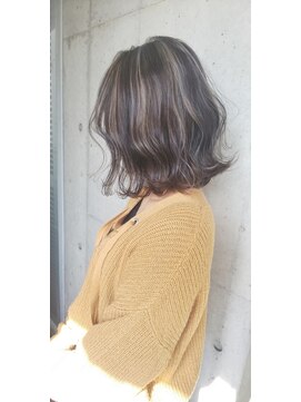 ガルボ ヘアー(garbo hair) garbohair営業中style♪ボブのハイライトカラー♪