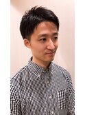 爽やか！ツーブロック×アップバングショート＜理容室＞