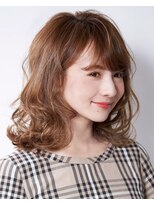 タヤ 町田店(TAYA)&nbsp;20代シースルーバングオリーブカラー外ハネミくびれミディ