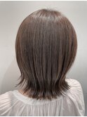 ブリーチなしで作るグレージュカラー