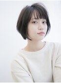 透明感☆ナチュラルショートボブ【人形町/浜町/水天宮】