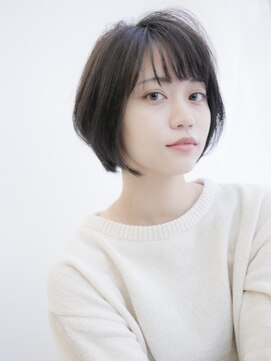 ニコフル(Nico-Hulu) ナチュラルショートボブ×ブラウン【人形町/浜町/水天宮】