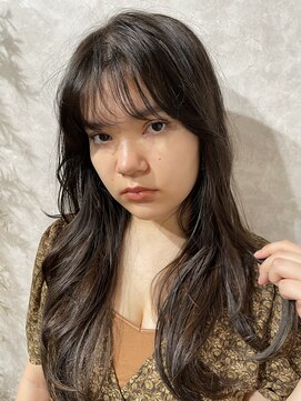 トリコ ショップアンドヘアサロン(tricot shop hair salon) ラベンダーカラー/20代30代/エギョモリ/大人ラフロング