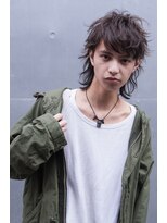 メゾンバイハバナ(maison by HAVANA)&nbsp;メンズカットセンターパートツイストスパイラル韓国マッシュ