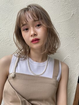 ドットハリス(.Hallis) 大人可愛い前髪/ミディアム/ボブ/20代30代/原宿/表参道