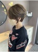ハイライトハンサムショート