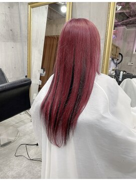 ミラク 町田(MIRAC) 【MIRAC町田店】バーガンディーレッド×シールエクステ50枚