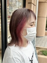 ヘアーデザイン ジュモク(Hair Design Jumoku) 大人気！ピンクインナー