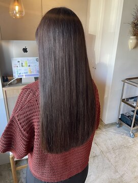 シー 岡崎(,SHE) 斜めバング/グレージュカラー/シルキーベージュ/東岡崎