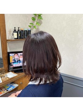 カミケン 清明店(kamiken.) ふんわり大人くびれミディアム艶髪美髪【カミケン清明店】