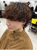 波巻きウルフパーマ