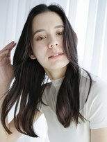 アイティー バイ アルバム 浦和店(IT by ALBUM)&nbsp;くびれヘア_グレーベージュレイヤーロング前髪パーマ_49610