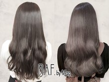 【R.A.F. by Magの髪質改善カラー】色気溢れる艶髪カラーに★髪質改善×脱白髪染めも◎